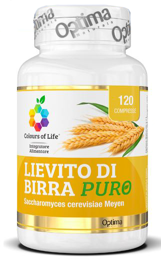 COLOURS OF LIFE LEVITO DI BIRRA PURO 120 COMPRESSE 400 MG - farmascienza.it