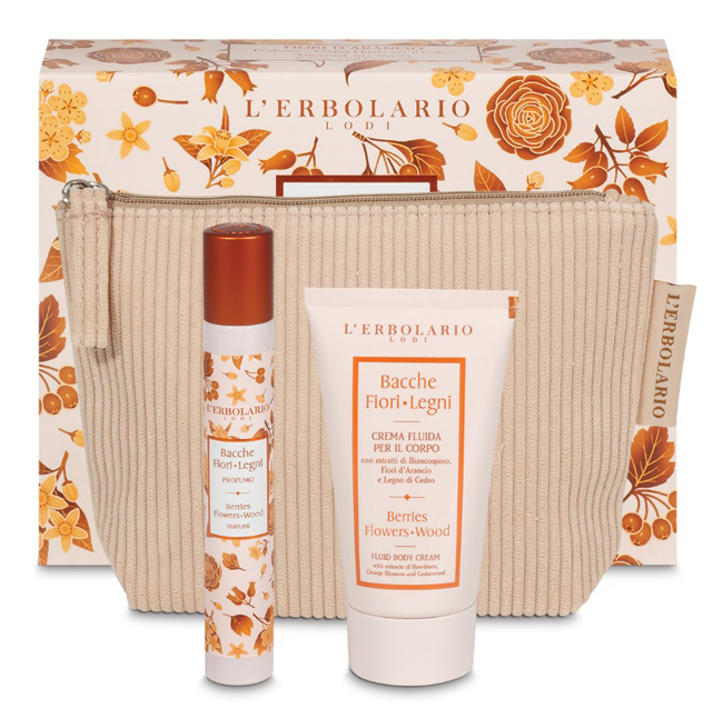 BACCHE FIORI LEGNI BEAUTY POCHETTE FIORI D'ARANCIO PROFUMO 15 ML + CREMA FLUIDA CORPO 75 ML EDIZIONE LIMITATA - farmascienza.it