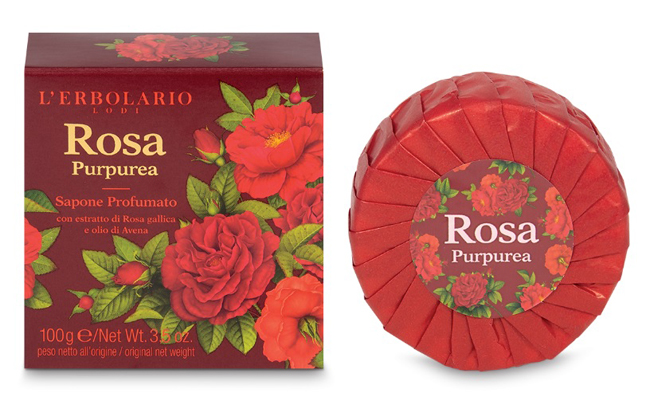 ROSA PURPUREA SAPONE PROFUMATO 100 G - farmascienza.it