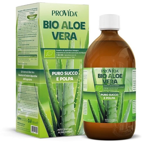 PROVIDA BIO ALOE VERA PURO SUCCO E POLPA 500 ML - farmascienza.it