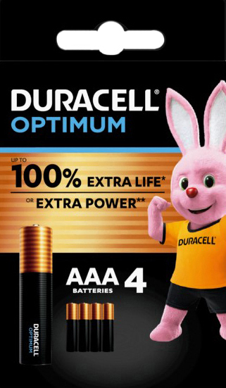 DURACELL OPTIMUM AAA B4 4 PEZZI - farmascienza.it