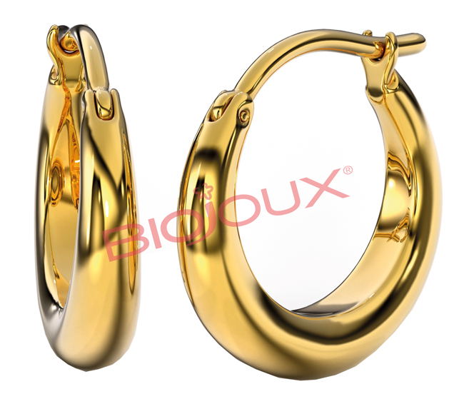 BJT246 ORECCHINI MARILU HOOP GOLD PLATED - farmascienza.it