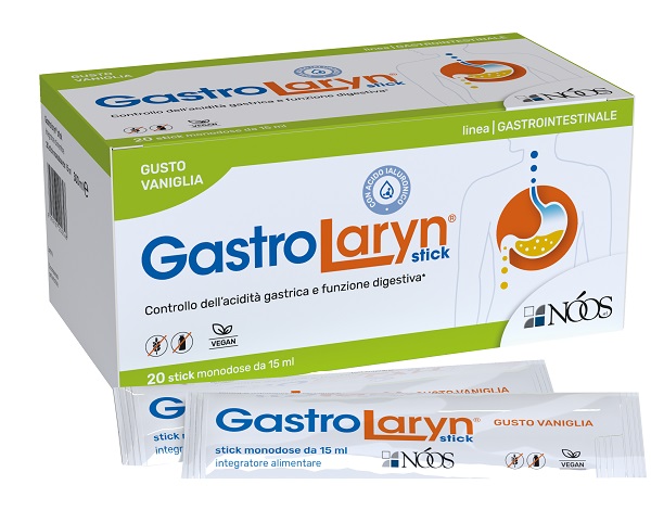 GASTROLARYN 20 STICK DA 15 ML GUSTO VANIGLIA SENZA GLUTINE SENZA LATTOSIO - farmascienza.it