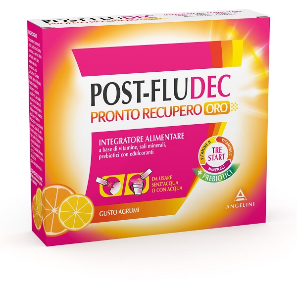 POSTFLUDEC AGRUMI PRONTO RECUPERO ORO 12 BUSTINE - farmascienza.it