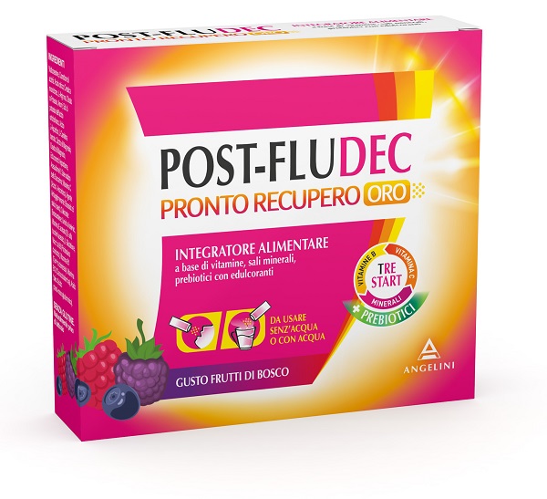 POSTFLUDEC FRUTTI DI BOSCO PRONTO RECUPERO ORO 12 BUSTINE - farmascienza.it