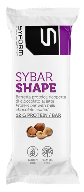 SYBAR SHAPE BARRETTA NOCCIOLA 40 G - farmascienza.it