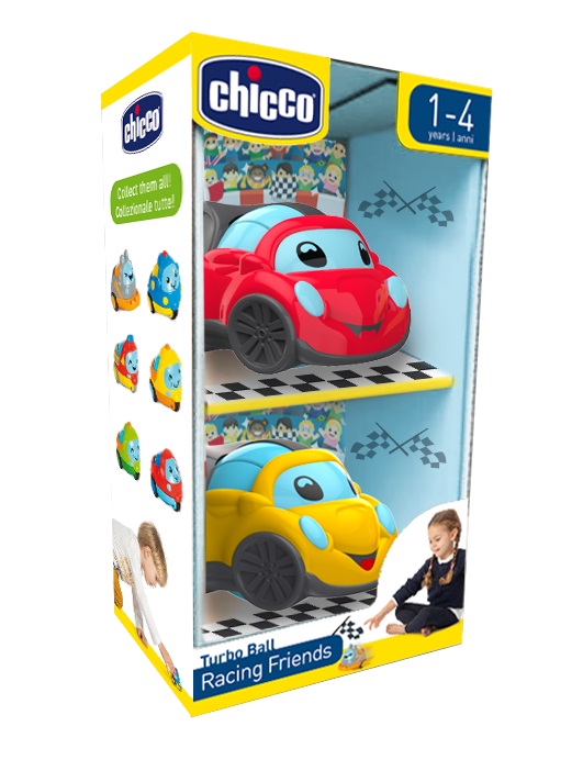 CHICCO GIOCO TURBO BALL - RACING FRIENDS - farmascienza.it