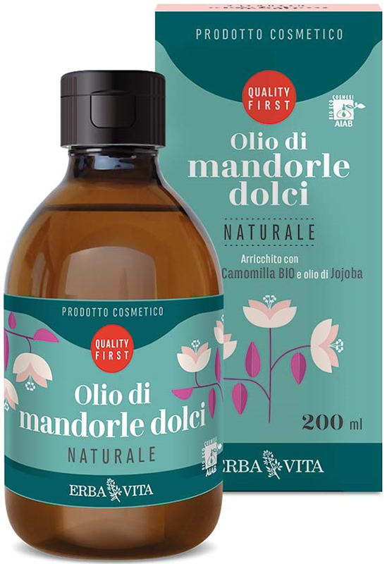 OLIO DI MANDORLE DOLCI NATURALE 200 ML - farmascienza.it