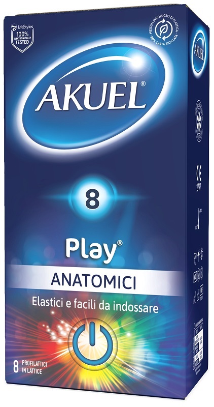 PROFILATTICO AKUEL PLAY ANATOMICO 8 PEZZI - farmascienza.it