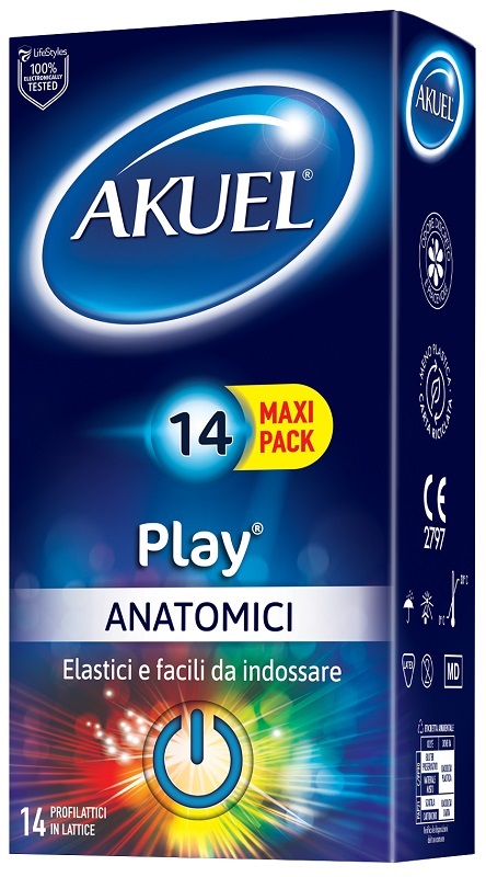 PROFILATTICO AKUEL PLAY ANATOMICO 14 PEZZI - farmascienza.it