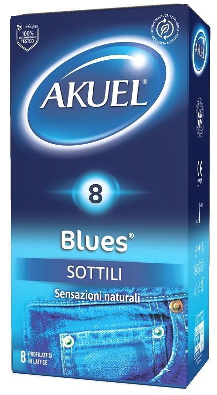 PROFILATTICO AKUEL BLUES SOTTILE 8 PEZZI - farmascienza.it