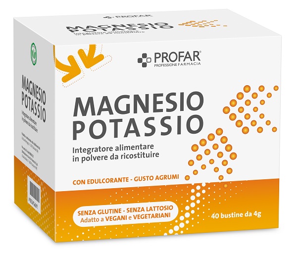 PROFAR MAGNESIO POTASSIO AGRUMI 20 BUSTINE DA 4 G - farmascienza.it