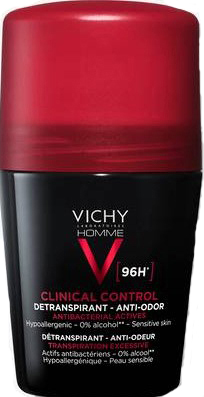 VICHY HOMME DEODORANTE CLINICAL CONTROL 96H ROLL 50 ML - farmascienza.it