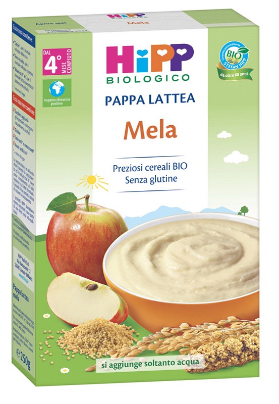 HIPP BIO PAPPA LATTEA MELA 250 G - farmascienza.it