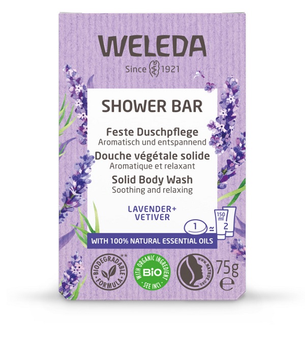 BAGNO DOCCIA SOLIDO LAVANDA + VETIVER 75 G - farmascienza.it