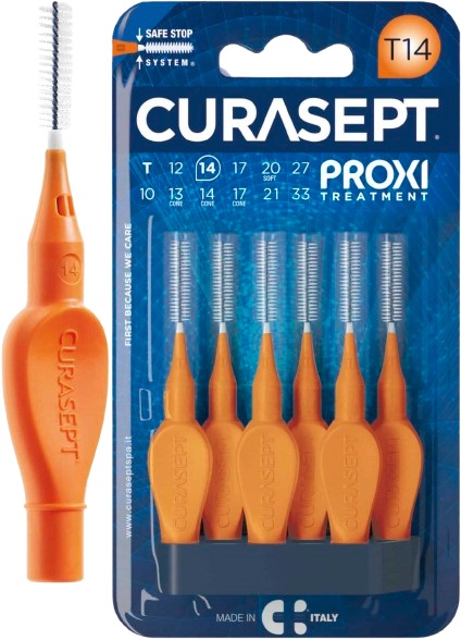 CURASEPT PROXI T14 ARANCIO/ORANGE 6 PEZZI - farmascienza.it