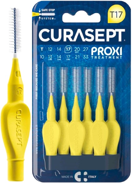 CURASEPT PROXI T17 GIALLO/YELLOW 6 PEZZI - farmascienza.it