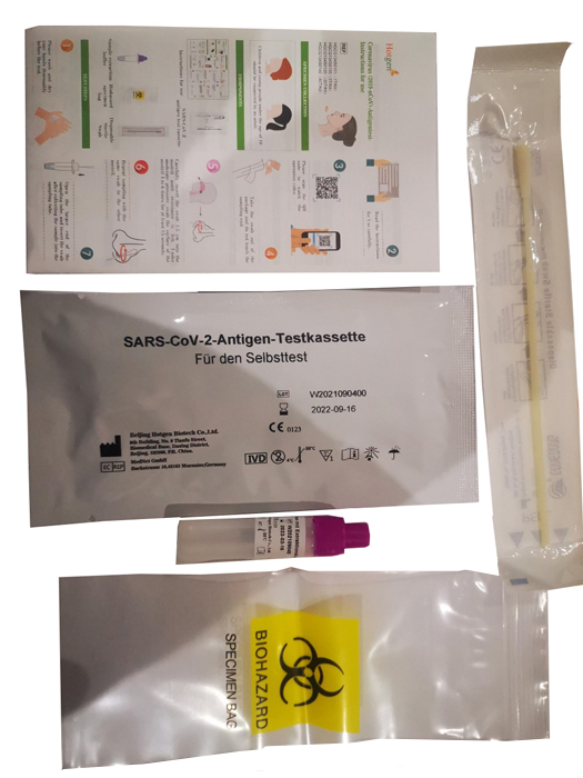 TEST ANTIGENICO RAPIDO COVID-19 HOTGEN AUTODIAGNOSTICO DETERMINAZIONE QUALITATIVA ANTIGENI SARS-COV-2 IN TAMPONI NASALI MEDIANTE IMMUNOCROMATOGRAFIA - farmascienza.it