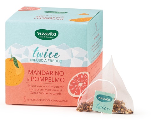 NEAVITA FILTROSCRIGNO INFUSO TWICE MANDARINO E POMPELMO 15 FILTRI - farmascienza.it