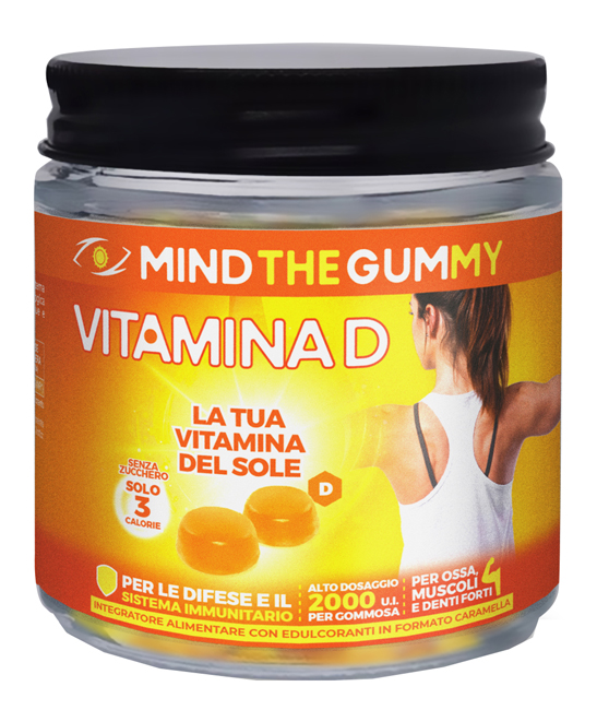 MIND THE GUMMY VITAMINA D 30 PASTIGLIE GOMMOSE GUSTO LIMONE SENZA ZUCCHERO - farmascienza.it