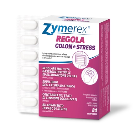 ZYMEREX REGOLA COLON E STRESS 24 COMPRESSE - farmascienza.it