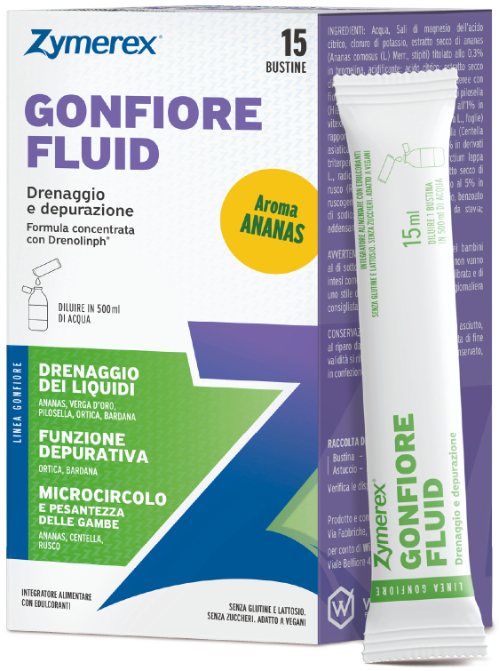 ZYMEREX GONFIORE FLUID 15 BUSTINE - farmascienza.it