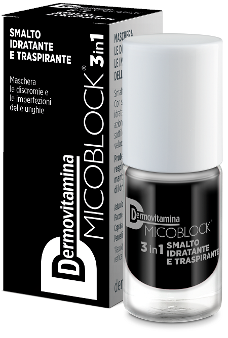 DERMOVITAMINA MICOBLOCK 3IN1 SMALTO IDRATANTE E TRASPIRANTE NERO 5 ML - farmascienza.it