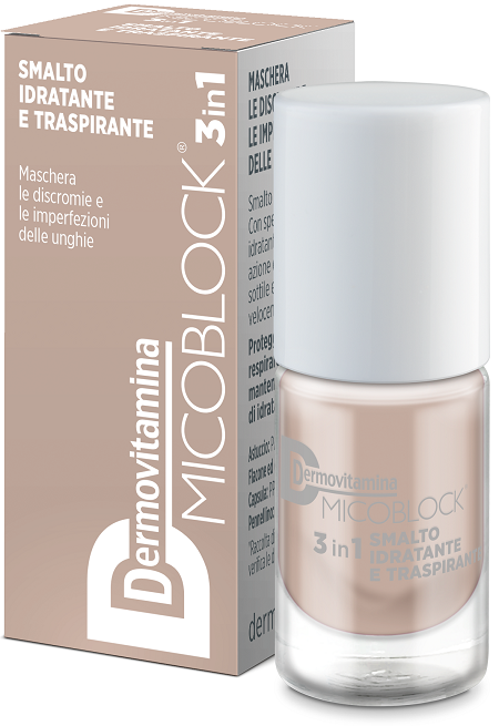 DERMOVITAMINA MICOBLOCK 3IN1 SMALTO IDRATANTE E TRASPIRANTE BEIGE 5 ML - farmascienza.it