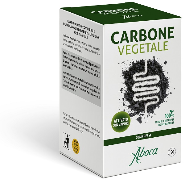 CARBONE VEGETALE 90 COMPRESSE - farmascienza.it