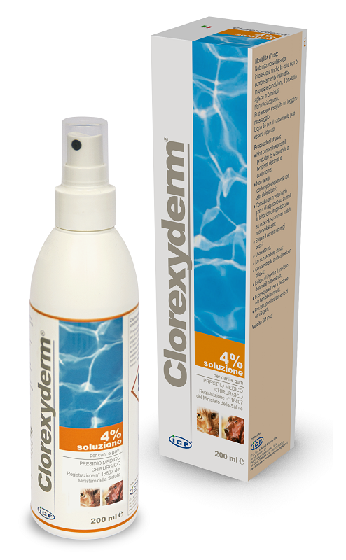CLOREXYDERM SOLUZIONE 4% 200 ML - farmascienza.it