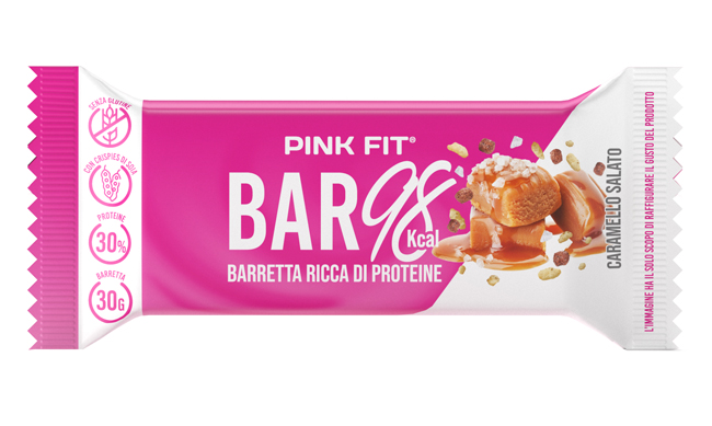 PINK FIT BAR 98 CARAMELLO SALATO 30 G - farmascienza.it