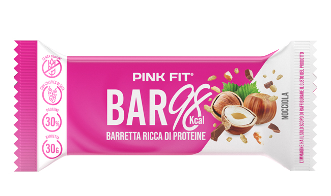 PINK FIT BAR 98 NOCCIOLA 30 G - farmascienza.it