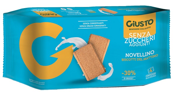 GIUSTO SENZA ZUCCHERO BISCOTTI MATTINO 350 G - farmascienza.it