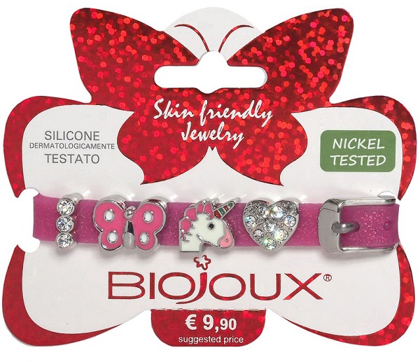 BJB011 BRACCIALE SILIC FUCSIA STAINLESS STEEL - farmascienza.it