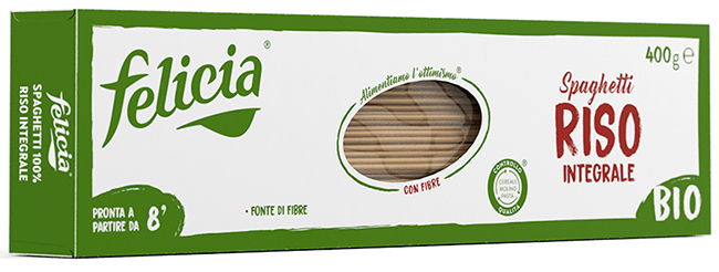 FELICIA BIO RISO INTEGRALE SPAGHETTI 340 G - farmascienza.it