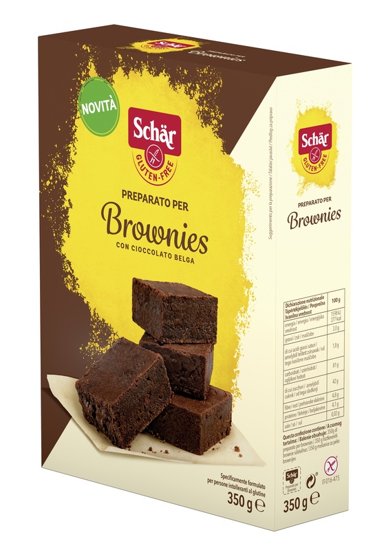 SCHAR PREPARATO PER BROWNIES CON CIOCCOLATO BELGA 350 G - farmascienza.it