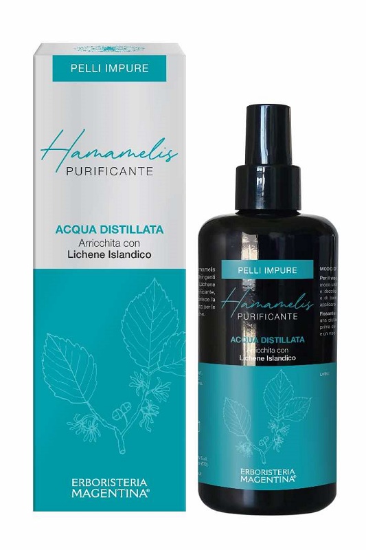 ACQUA DISTILLATA ARRICCHITA HAMAMELIS PURIFICANTE PELLI IMPURE 200 ML - farmascienza.it