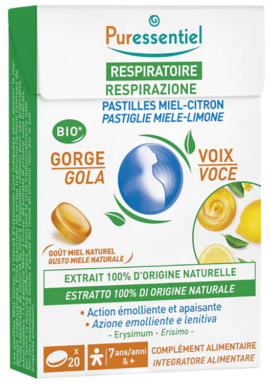 PURESSENTIEL PASTIGLIE MIELE RESPIRAZIONE 44 G - farmascienza.it