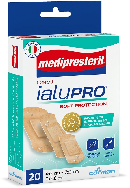 MEDIPRESTERIL CEROTTI IALUPRO SOFT PROTECTION 3 FORMATI ASSORTITI 20 PEZZI - farmascienza.it