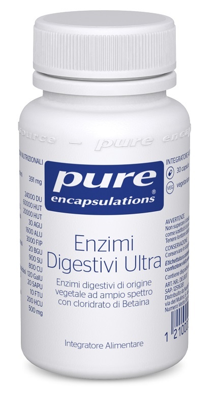 PURE ENCAPSULATIONS ENZIMI DIGESTIVI ULTRA 30 CAPSULE - farmascienza.it