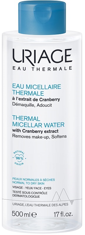 URIAGE EAU MICELLAIRE THERMALE PELLI NORMALI SECCHE 500 ML - farmascienza.it