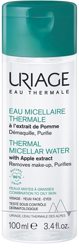 URIAGE EAU MICELLAIRE THERMALE PELLI MISTE GRASSE FLACONE 100 ML - farmascienza.it