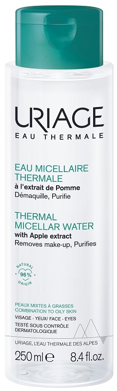 URIAGE EAU MICELLAIRE THERMALE PELLI MISTE GRASSE FLACONE 250 ML - farmascienza.it