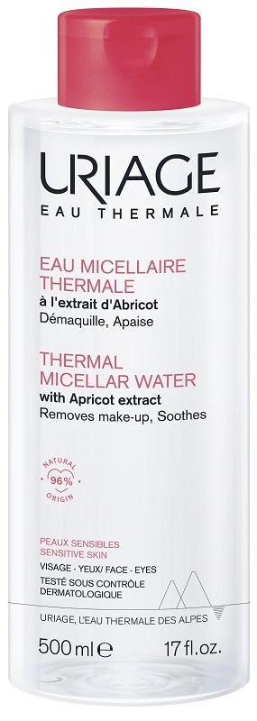 URIAGE EAU MICELLAIRE THERMALE PELLI SECCHE FLACONE 500 ML - farmascienza.it
