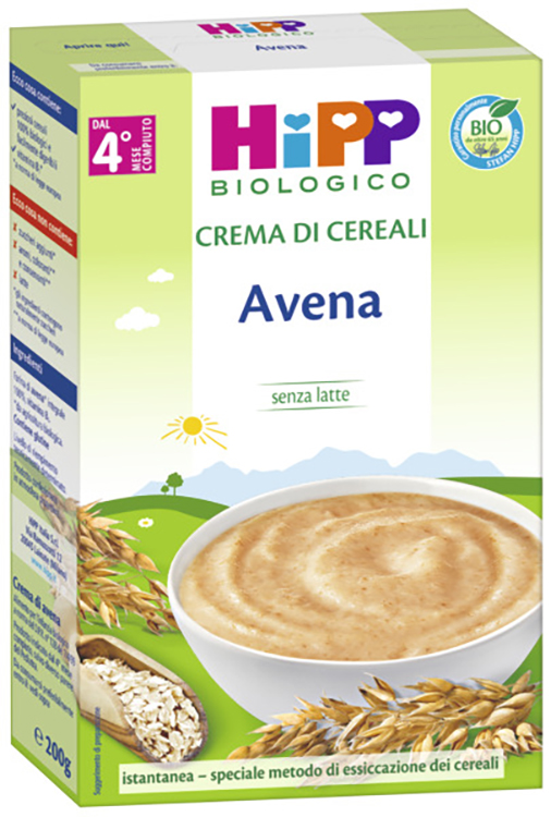 HIPP BIO CREMA CEREALI AVENA 200 G - farmascienza.it