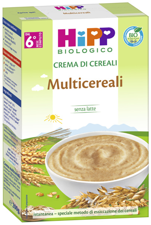 HIPP BIO CREMA CEREALI MULTICEREALI 200 G - farmascienza.it