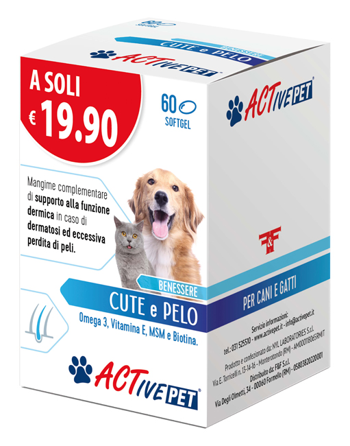 ACTIVE PET CUTE E PELO 60 PERLE - farmascienza.it