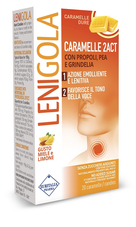 LENIGOLA 2ACT CARAMELLE DURE 20 PEZZI - farmascienza.it