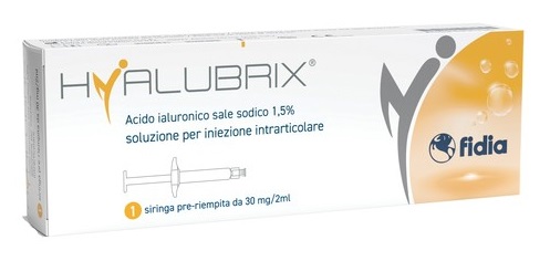 SIRINGA INTRA-ARTICOLARE HYALUBRIX ACIDO IALURONICO 1,5% 30 MG 2 ML NO ETO - farmascienza.it
