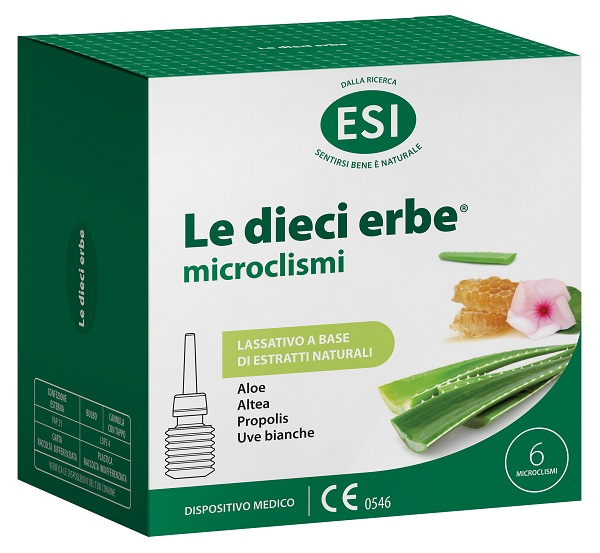 ESI LE DIECI ERBE MICROCLISMI 6 PEZZI - farmascienza.it